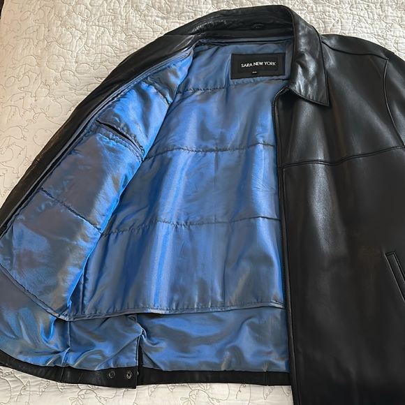 Men’s Genuine Leather Jacket with removable quilted liner - Picture 10 of 10
